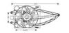 AVA QUALITY COOLING FT7526 Fan, radiator